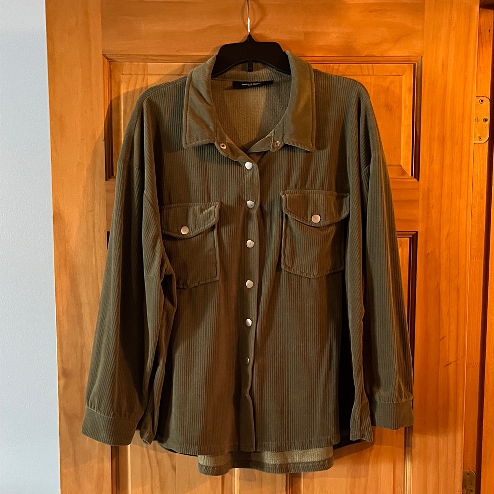 Olive Green Women's Shirt/Jacket